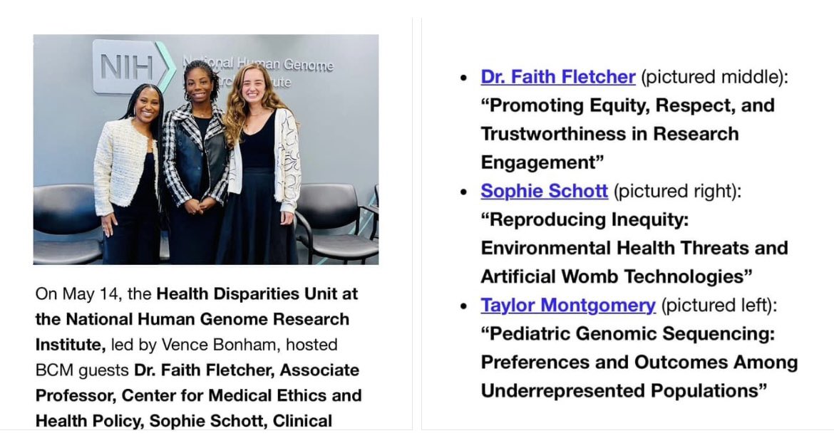 Faith Fletcher, PhD, MA (@faithefletcher) on Twitter photo Starting the day with a feature in <a href="/bcmhouston/">BCMHouston</a> Good News Monday with Taylor Montgomery & Sophie Schott. We were hosted by the @VenceBonham lab! Starting the day with a feature in <a href="/bcmhouston/">BCMHouston</a> Good News Monday with Taylor Montgomery & Sophie Schott. We were hosted by the @VenceBonham lab!