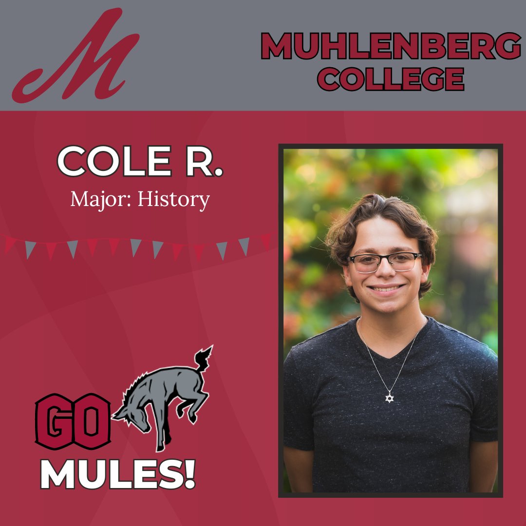 Cole will be attending Muhlenberg College and majoring in History! We cannot wait to hear all about it!

#TheHudsonSchool #THSCommunity #THSUpperSchool #Hoboken