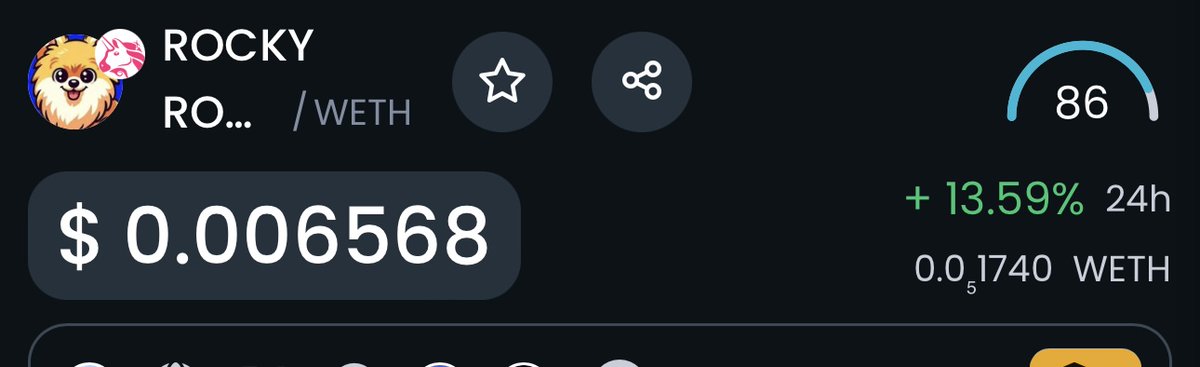 RockyCoinBase's tweet photo. @1CrypticPoet @base @CatTownBase @based_rocco @coinye_westcoin @BasedStBets @goatwifhatbase @tybasegod @GMB @BaseChainLord @RikyOnBase @kerenbase Looks like you forgot about the top dog on @base 

$ROCKY https://t.co/85n2FYTxgP