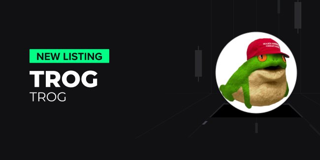 🚀 Poloniex New Listing $TROG @Trog_erc

✅ Deposit open on June 5th, 10:00 (UTC)

✅ Full trading enable on June 5th, 11:00 (UTC)

Details: support.poloniex.com/hc/en-us/artic…