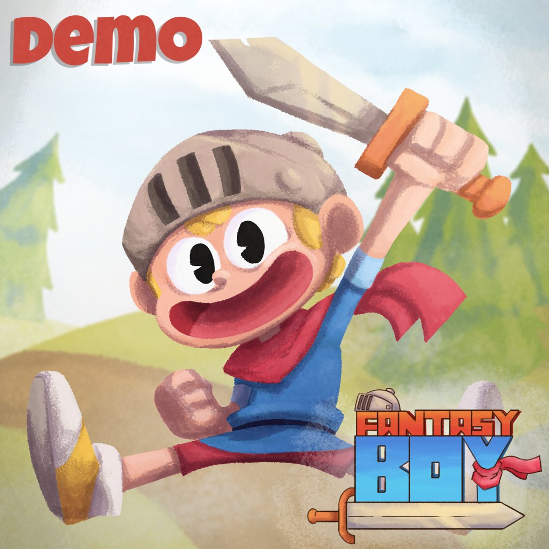 FantasyBoy_Game's tweet photo. The Fantasy Boy demo is finally out today! I'm the Creative Director and my idea was to create an 2D platformer experience that had the soul of an old 80's game, but with an entirely hand-animated style. I hope you will enjoy it! Steam:https://t.co/CRNfPZQlpx https://t.co/2rZSTWpVC9