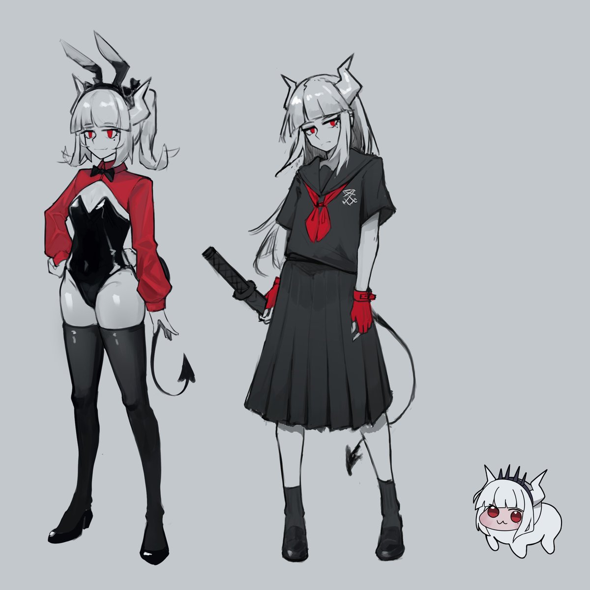 shyupoi's tweet photo. 有参考的练习
#helltaker https://t.co/NsXdt0fdbi