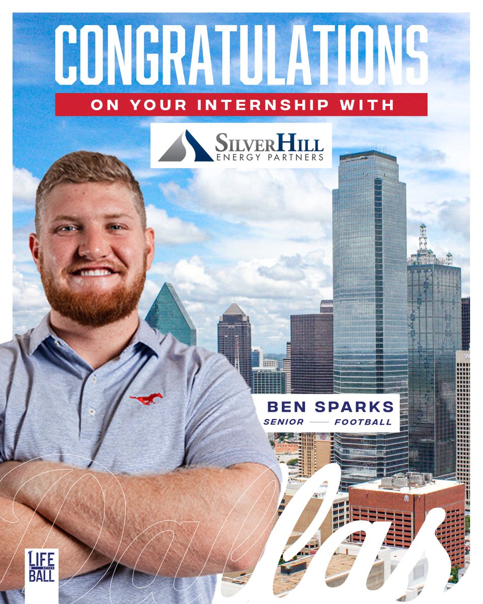 Congratulations on your internship this summer Ben! Big thank you to Kyle Miller and Everett Ray for the opportunity! #LifeAfterBall #Internship <a href="/SMUFB/">SMU Football</a> <a href="/ben75sparks/">Ben Sparks</a>