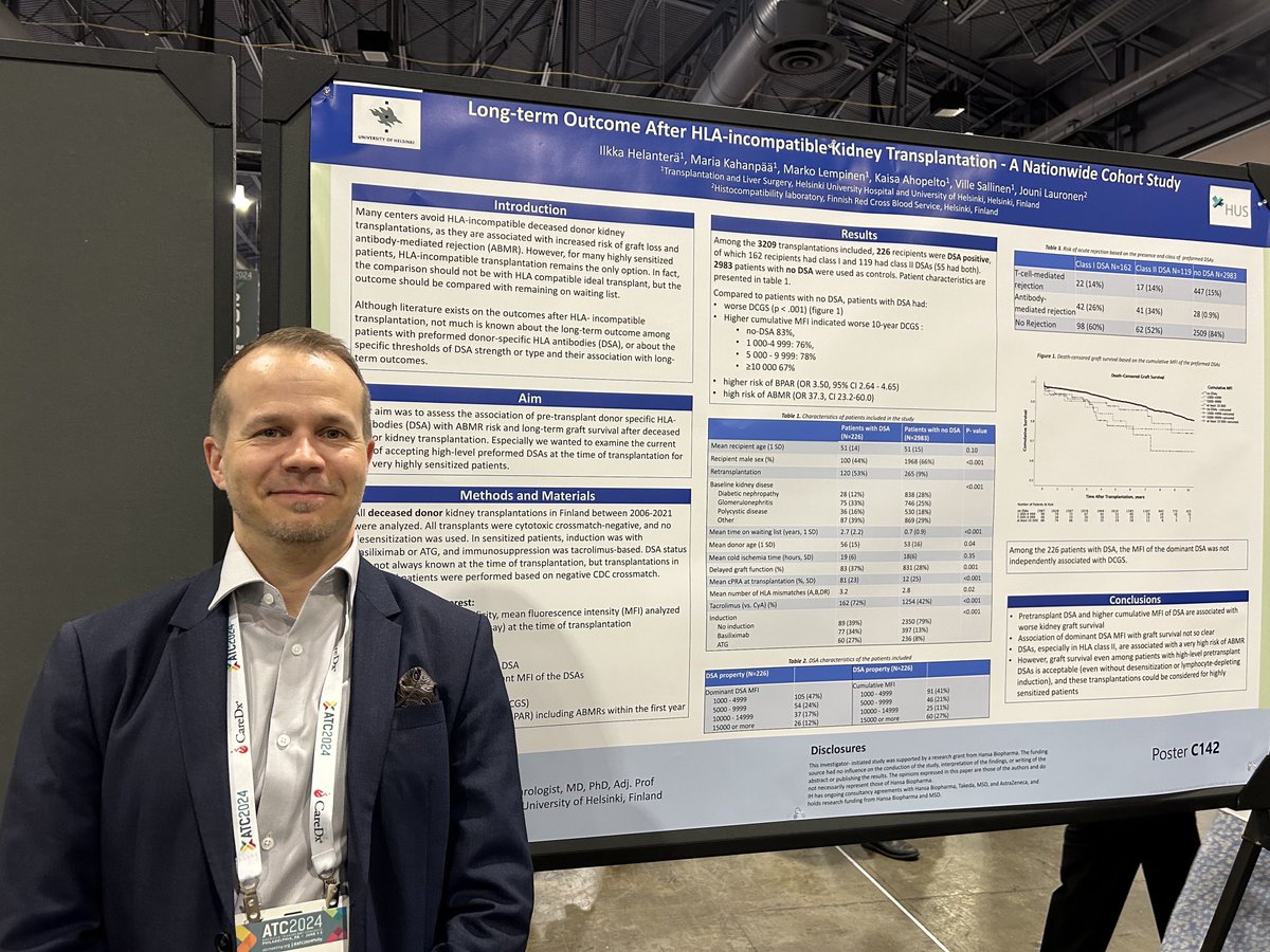 Anna Manonelles (@amanonelles) on Twitter photo A lot to learn on pre-transplant DSA from <a href="/helantera/">Ilkka Helanterä</a> 🔝
#ATC2024 <a href="/ATCMeeting/">AmericanTransplantCongress</a> A lot to learn on pre-transplant DSA from <a href="/helantera/">Ilkka Helanterä</a> 🔝
#ATC2024 <a href="/ATCMeeting/">AmericanTransplantCongress</a>