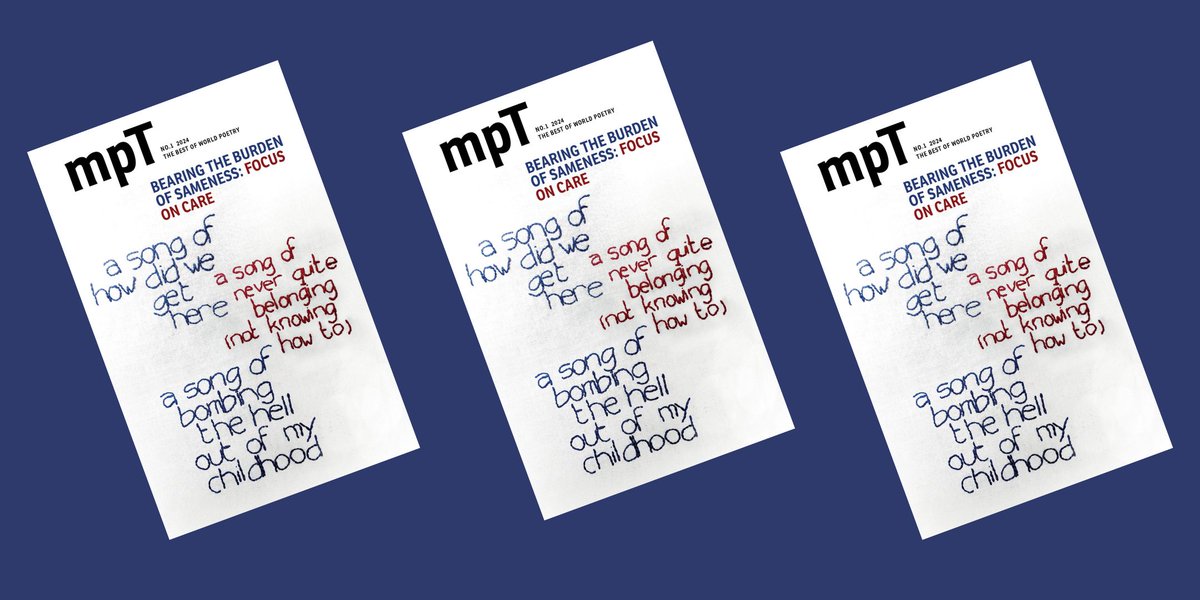 MPTmagazine's tweet photo. We are now welcoming sign-ups for the next #MPTLabs: Writing the Poetry of Care.
A reading & writing workshop
Wednesday 26 June, 10am-12noon
Online / Zoom
https://t.co/UbVOWdSK6U https://t.co/ADVKe6Lxbl