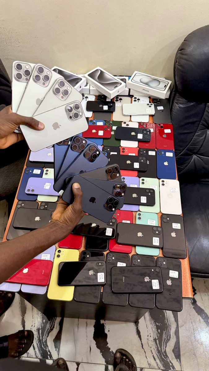 bkelectronicsgm's tweet photo. New ARIVAL of IPHONES 📲 

NO SWAP DEALS, CASH ONLY📲

Place your orders and we will deliver to your doorstep.
WhatsApp: 📞(+220) 7418145 https://t.co/o9ZflzaHcL