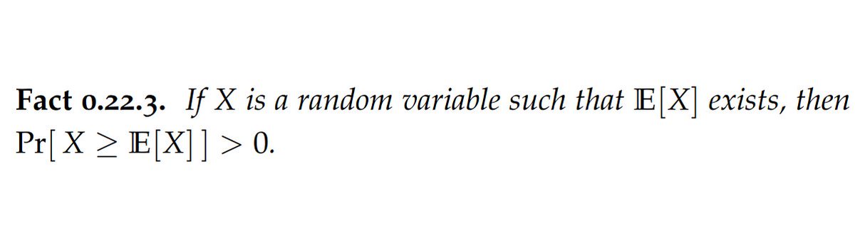 Periodic reminder: the "You Can't Always Underperform" Lemma.