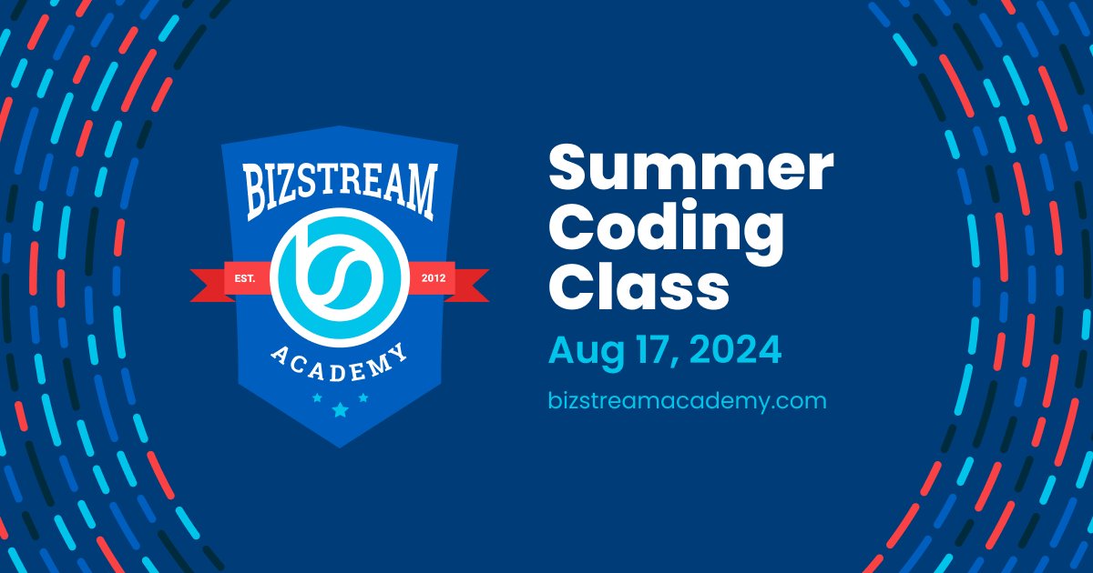 Registration is open for BizStream Academy!

📅 Saturday, August 17 | ⏰ 9:30 AM
📍 BizStream Headquarters 
🖥️ Learn how to code and create a website using HTML, CSS, and JavaScript.
📝 Register here: bit.ly/4brXL15

#CodingBootcamp #KidsWhoCode #LearnToCode
