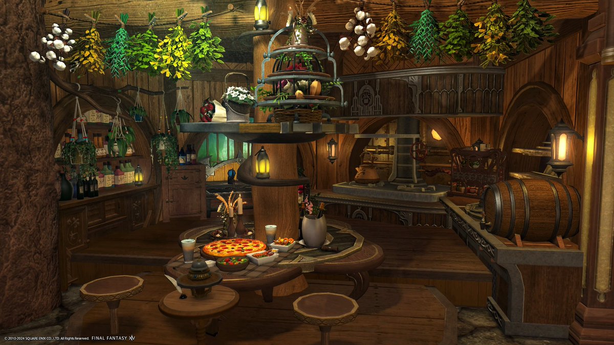 ララフェル族の森の家を作りました

一階と二階がありますが階段はなくて奥の魔法陣の上でジャンプすると二階に行ける仕組みになっています

ご自由にお入り下さい

Elemental   Kujata   Empyreum  28-26

#FF14
#FF14ハウジング
#FF14housing