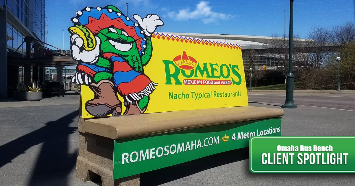 We love when clients use our street billboards to keep their business top of mind around town. Especially when they’re a long-standing Omaha business like Romeo’s. Ask us how the #OmaBusBench Program can bring more hungry mouths through your doors. #OOH