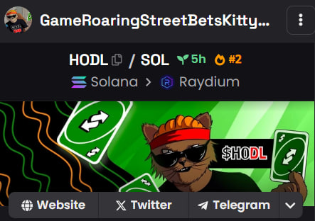 HODL | GameRoaringStreetBetsKittyStop tweet media