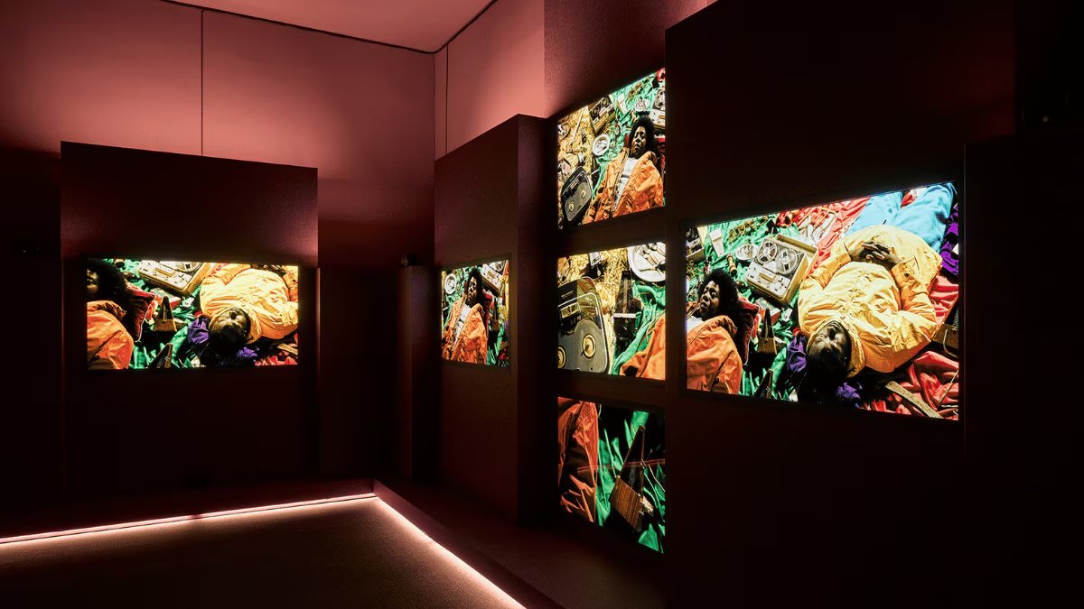 'In John Akomfrah’s work in the British Pavilion, stories of migrant diasporas in Britain are interwoven with reflections on environmental devastation...'

Maja and Reuben Fowkes on the 60th Venice Biennale:
thirdtext.org/fowkes-veniceb…