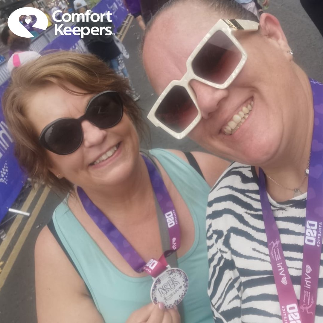 comfortkeep's tweet photo. A huge congratulations to Trish and Louise from our Kildare team on completing the Vhi Women's Mini Marathon on Sunday! What a great achievement, well done to everyone who took part 😁 https://t.co/7hDB8kvrAi