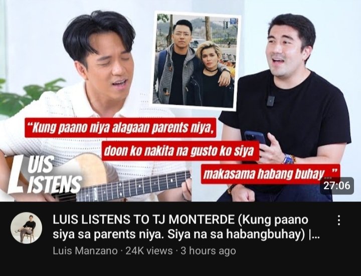 gnzlsnics's tweet photo. Hiii people of the world, another vlog on kuya Luis Manzano's YouTube Channel of course with our "Boy Palagi"🥰🤍 @tjmusicmonterde @luckymanzano

Watch Here: https://t.co/cDkA8mHJZ5 https://t.co/ZTqhWqvXw7