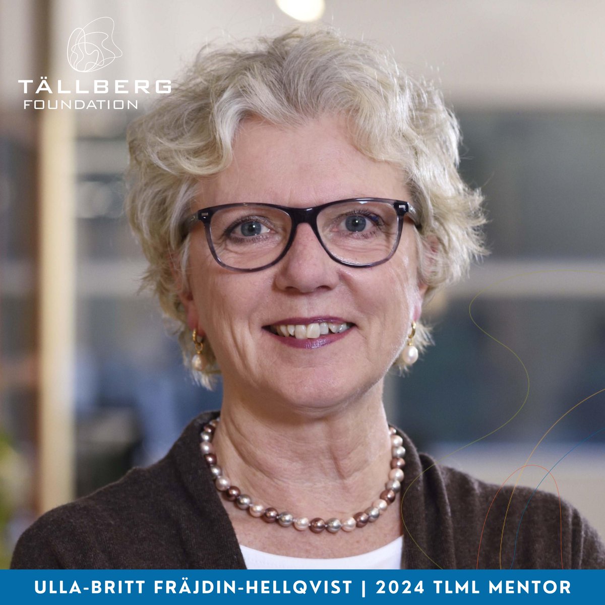 Tallberg's tweet photo. Today, we are recognizing and celebrating one of our 2024 TLML Mentors, Ulla-Britt Fräjdin-Hellqvist. She is a board member in Swedish companies, research institutions and organizations.
#MentorSpotlight #TällbergFoundation #TLML #PromotingLeadership #TallbergFoundation https://t.co/ATDiCiScgM