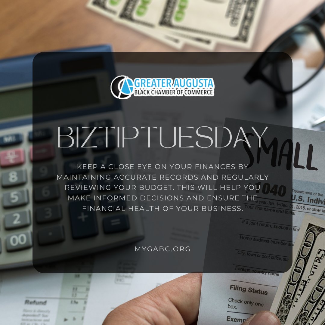 mygabc's tweet image. #SmallBiztip: Financial success starts with clear vision. 📊 Keep track of your finances diligently, and watch your business thrive! 

#FinancialHealth #SmallBusinessTips #GABCCBusinessTips