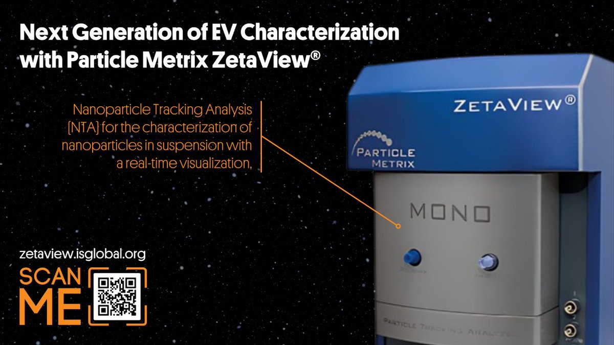 ISGLOBALorg's tweet image. ⚡️Introducing the latest addition to @pvrexlab&apos;s toolkit: ZetaView®!

The #research group is now offering the use of this equipment as a laboratory-based service to all groups working on extracellular vesicles and nanoparticles.

+Info:
➡️ isglobal.org/en/pvrex#nta-z…

#Innovation