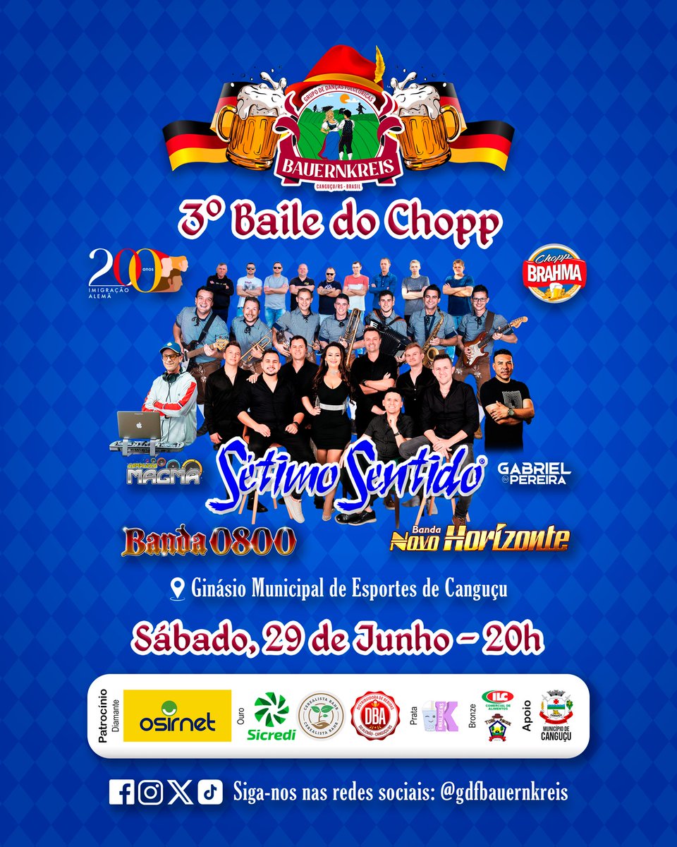 Convite feito ✅ Esperamos vocês 🍻🇩🇪