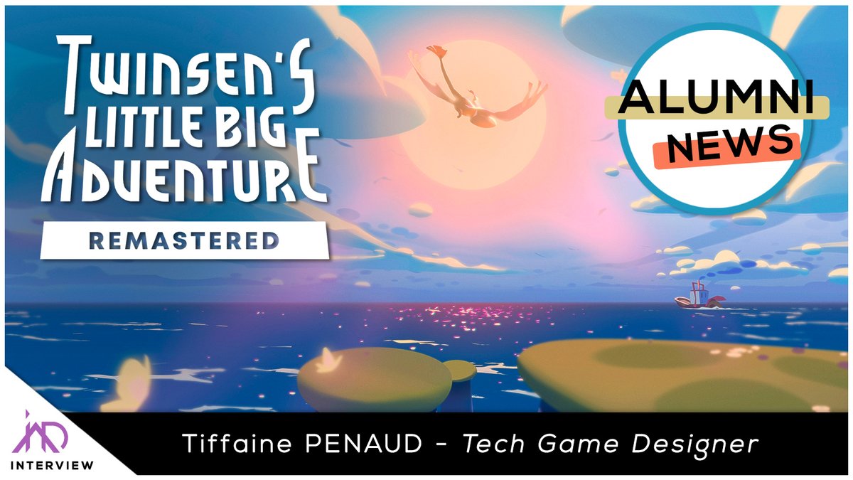 // ALUMNI NEWS //

Engagée dès la fin de son cursus, Tiffaine nous partage son quotidien chez @2point21 

Entre télétravail, nouvelles responsabilités et le plaisir de voir le projet évoluer, elle nous raconte TOUT !

À lire ici :
iad-3d.fr/actualite/inte…

#iad3D #gamedesigner