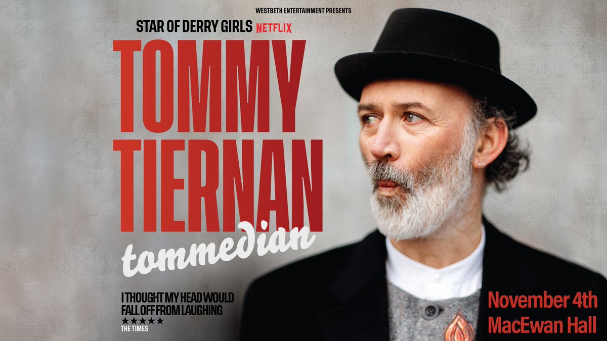 macewanhall's tweet photo. *JUST ANNOUNCED*
@Tommedian at MacEwan Hall on November 4th! Tickets on sale June 7th at 10a.m.
#tommytiernan #yyccomedy #yycstandup #machall #macewanhall https://t.co/UGLhnc0FUw