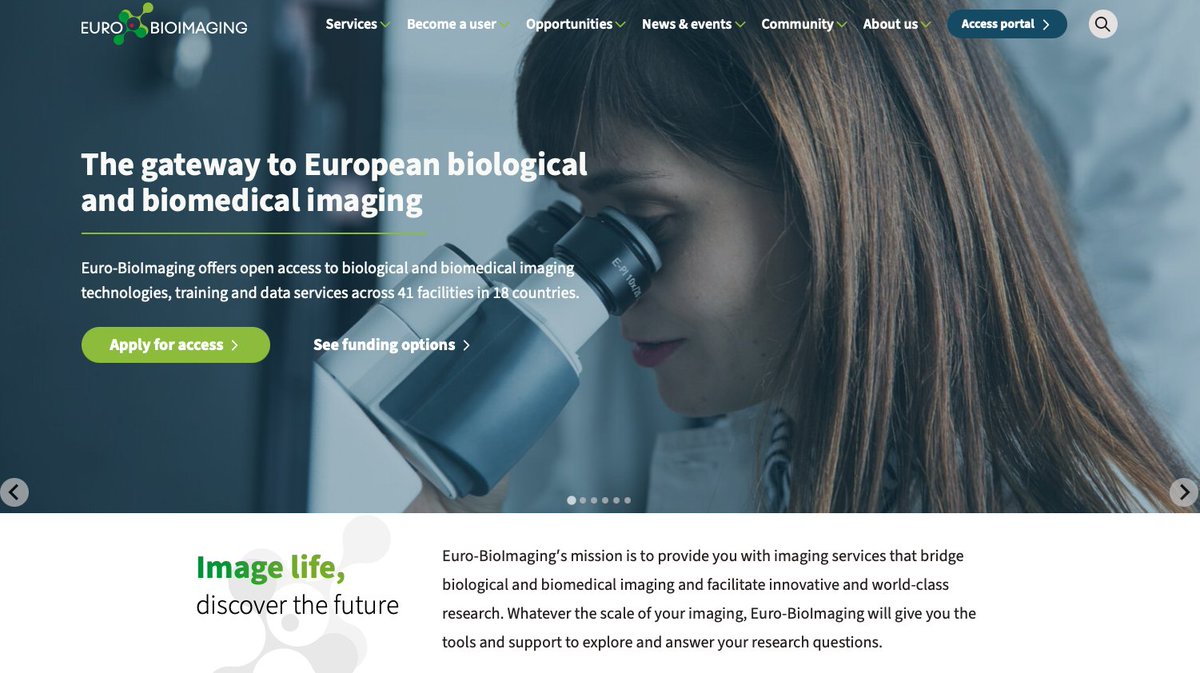 Our new website is live!📡 We redesigned it to better engage with our community &amp; improve visibility of our infrastructure. Imagined with the web visitor in mind, this version of our website is easy to navigate &amp; information is easy to find.
Enjoy😊⤵️
eurobioimaging.eu