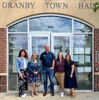 RD_Colorado's tweet photo. What a great day it was in @GranbyCO yesterday! @RD_Colorado State Director Crestina Martinez joined @HHSRegion8 Director Lily Griego to visit several local entities &amp; talk opportunities available.  #TogetherAmericaProspers https://t.co/gbHj970oTy
