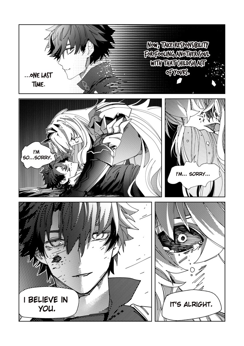 OBazzotto's tweet photo. Light and darkness 1/3
(Read from right to left) Barghest Guda https://t.co/vsAZGDA9qg