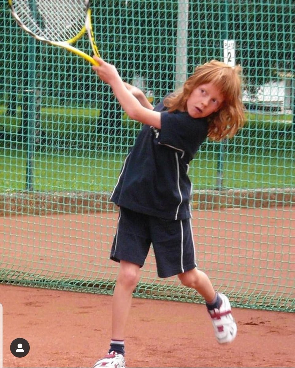 This little kid is gonna be World No. 1 

❤️ <a href="/janniksin/">Jannik Sinner</a>