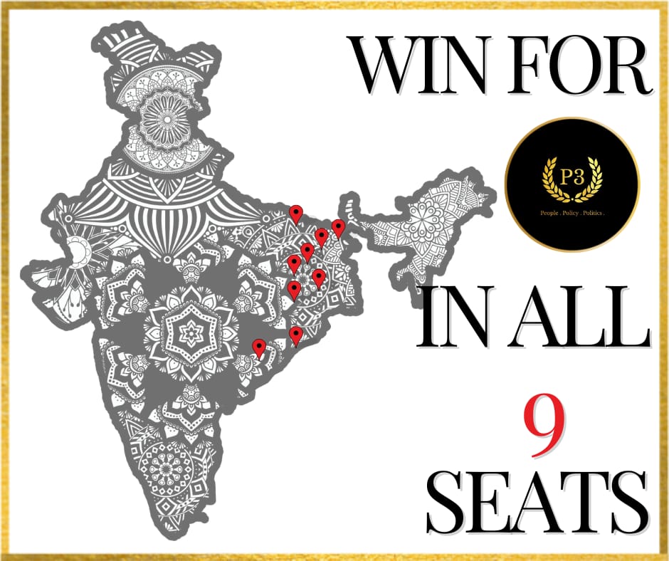 theP3Official's tweet photo. Different political parties. Different seats. Different territories. Different obstacles. But one result: 100% success for P3 in all the seats we worked on during the #GeneralElections2024 #election #india https://t.co/0ci0vlfmnd