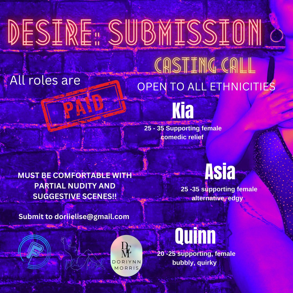 Casting Actresses!!!! Paid!💰💰