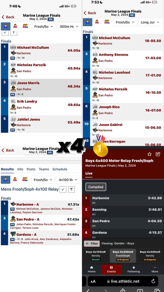 michaelmcc008's tweet photo. Watch My 2024 Track and Field Recap (first year in track) #narbonne #narbonnehighschool #trending #trackandfield #trisport #علما_الشعب https://t.co/NJp40vjD0M