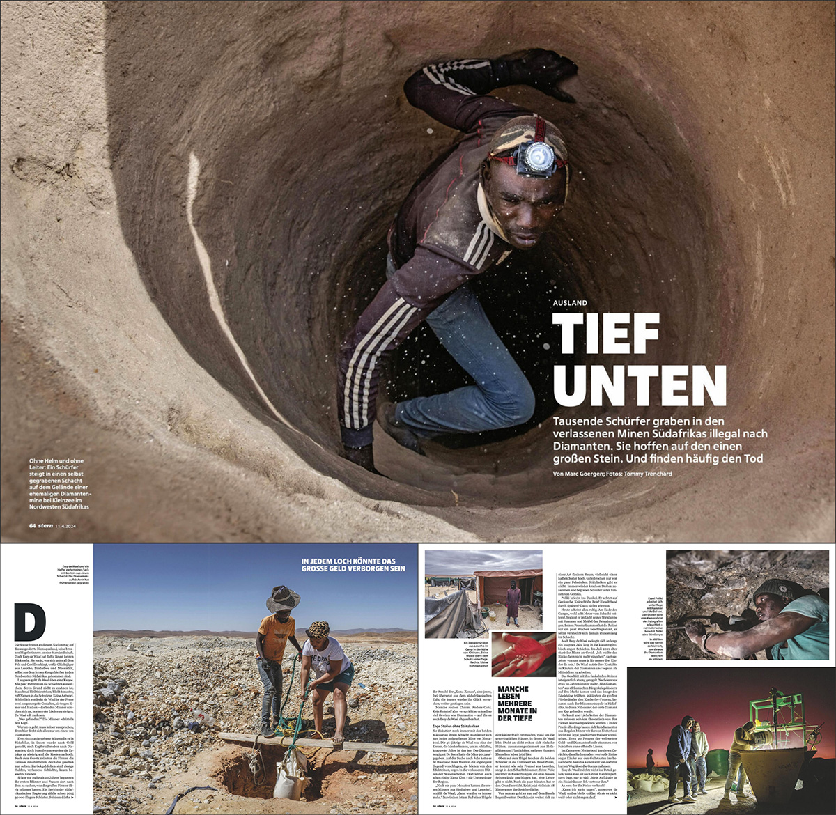 panospictures's tweet photo. Tommy Trenchard's story about a new wave of Illegal mining in the Diamond Coast of Namaqualand has been published in Stern magazine in Germany. The full story can be seen on Panos' website: https://t.co/fyTTHZkl0a https://t.co/mL0BQvPRC3