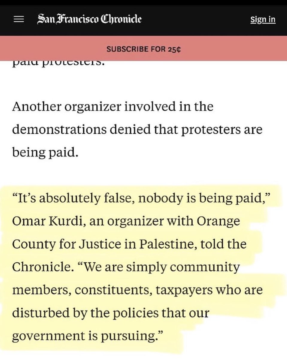OC Representative Lou Correa accused our community of paying people to protest in front of his house.

He also he expects the demonstrations to return after the college protests. Sounds like an invite. 

<a href="/RepLouCorrea/">Rep. Lou Correa</a> still has yet to call for a #CeasefieNow SHAME!