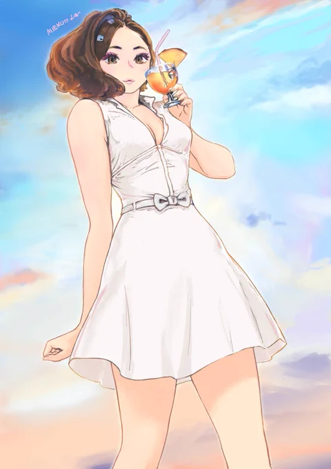 #このタグを見た人は黙って飲み物を持ったキャラを貼る 