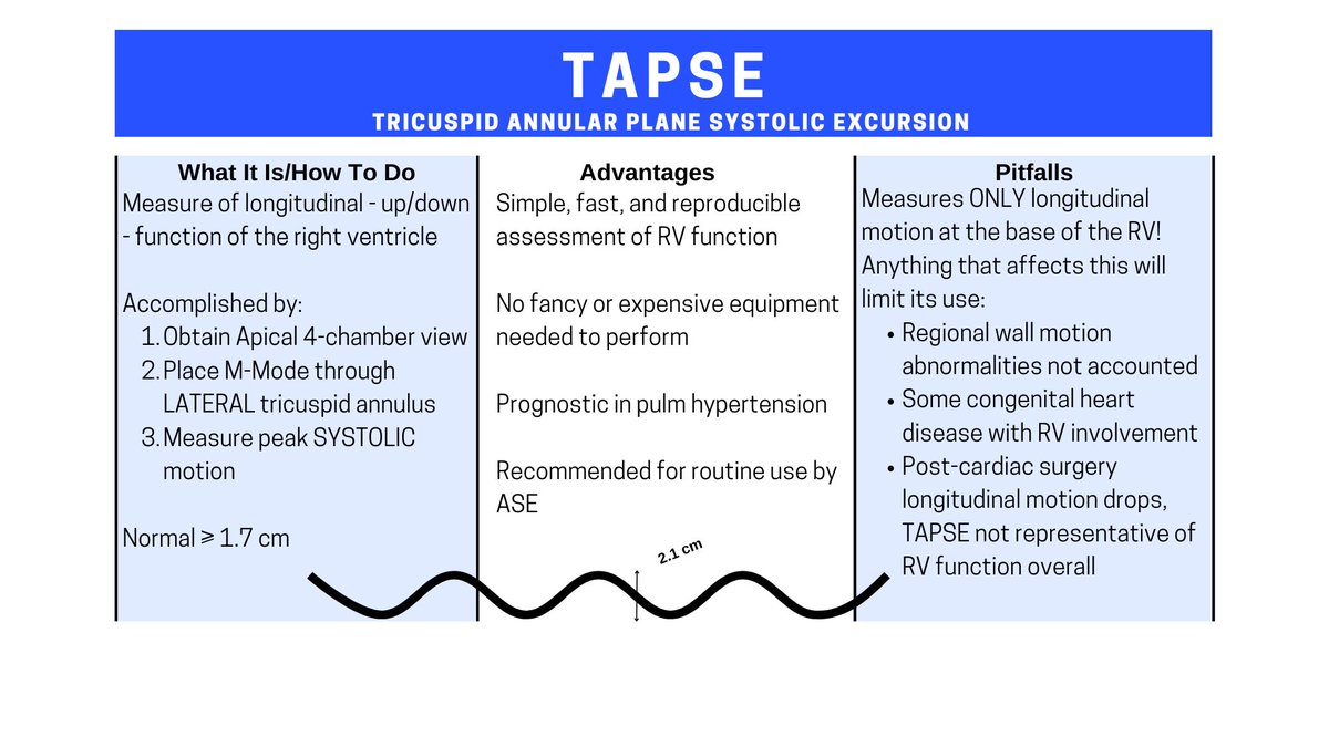 Richard Ferraro (@richardaferraro) on Twitter photo Excited to launch a series of #Cardiology imaging infographics, starting with a classic: TAPSE!
These are meant to be quick, bite-sized graphics discussing key points for #MedEd
Grateful to all <a href="/CardioNerds/">CardioNerds</a> for support! If any comments, feel free to share below Excited to launch a series of #Cardiology imaging infographics, starting with a classic: TAPSE!
These are meant to be quick, bite-sized graphics discussing key points for #MedEd
Grateful to all <a href="/CardioNerds/">CardioNerds</a> for support! If any comments, feel free to share below