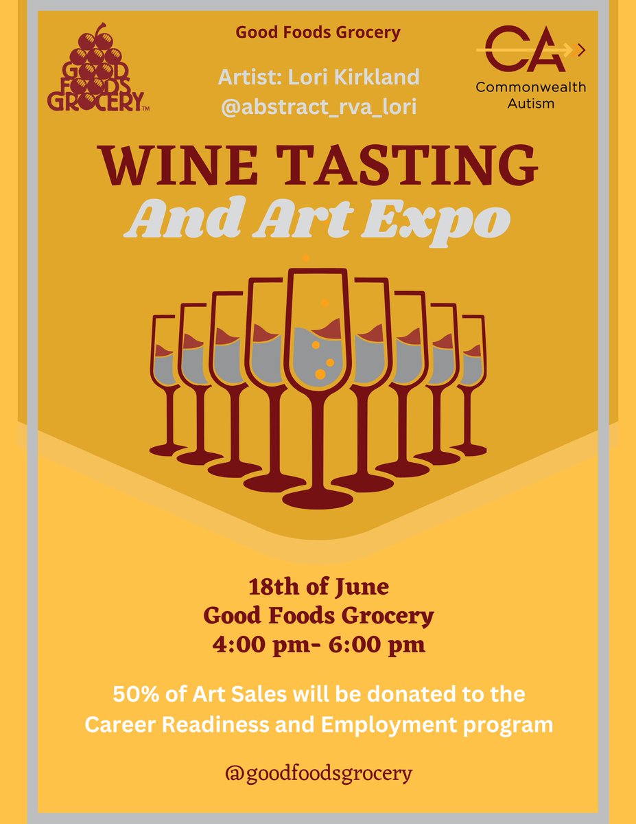 Event on June 18th ‼️‼️
-
Join us for a night of wine sampling and a "Meet the Artist" session with local artist, Lori Strickland