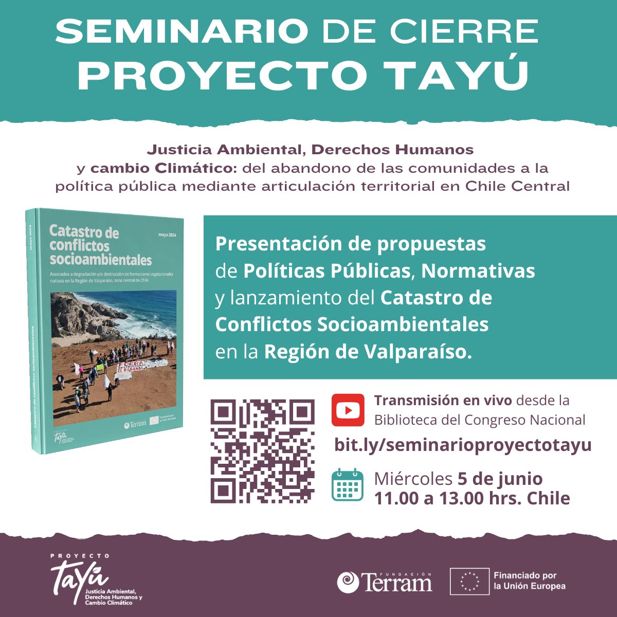 📢¡En breve! Nuestra directora ejecutiva, <a href="/FlaviaLiberona/">Flavia Liberona</a>, será entrevistada en Radio Biobío Valparaíso. Donde abordará los resultados del "Catrastro de conflictos socioambientales en la Región de Valparaíso", realizado por el #proyectotayú.
⌚️11:40 hrs
📻 lc.cx/q2TsHh