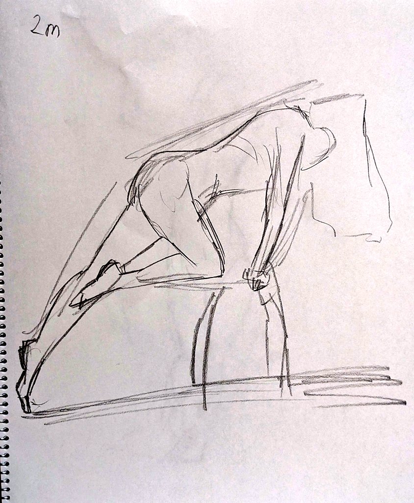 four_a_two_i's tweet photo. クロッキー 6/4 #croquis https://t.co/2s2ERMg3Jg