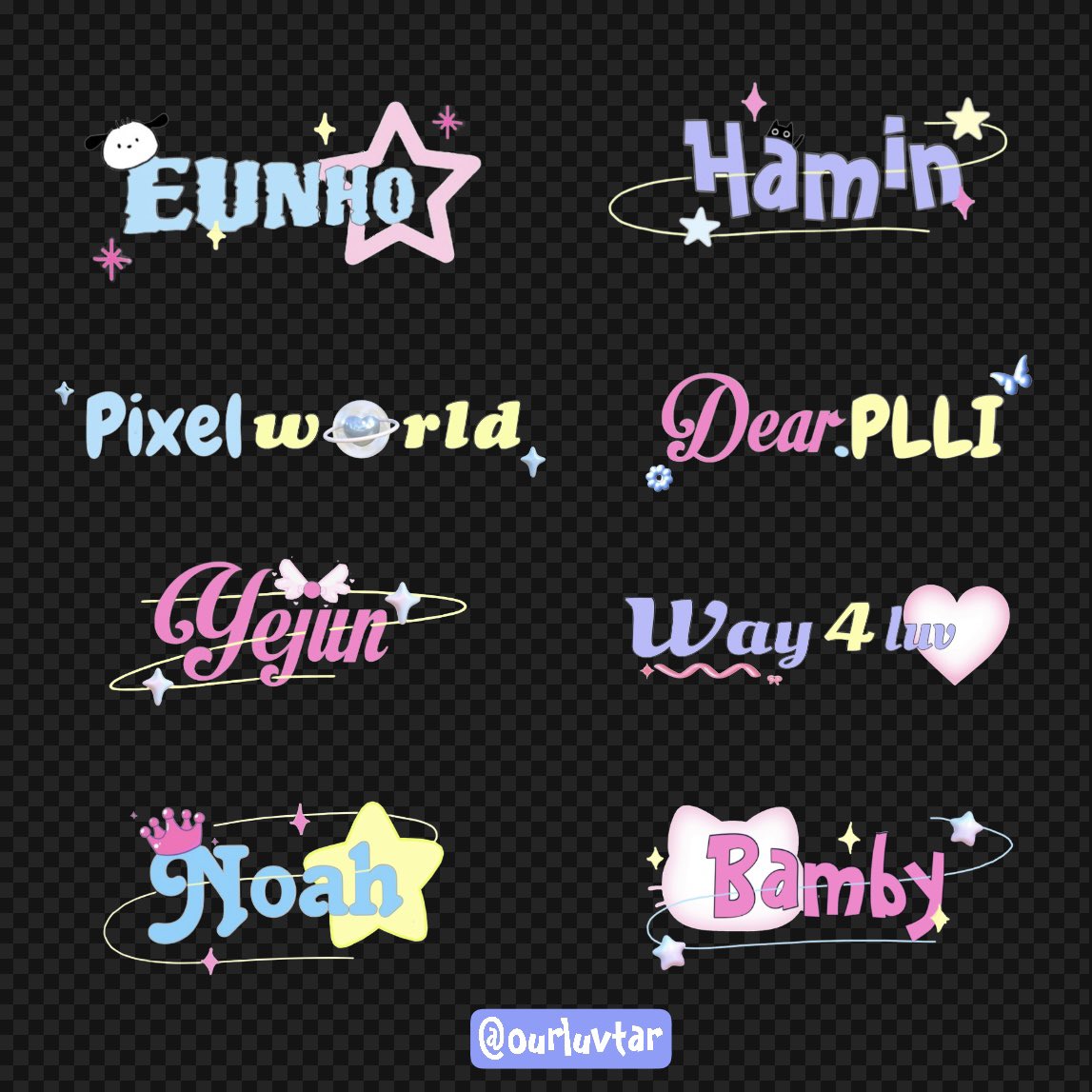 ⭐️ pls kindly rt or fav before use 🤲🏻

𓏔 giveaway to. PLLI
 🗯️ png sticker for IG story 🫀

🔗 : drive.google.com/drive/folders/…

( #PLLIมาแจก #플레이브 #PLAVE #eunho #yejun #bamby #hamin #noah )