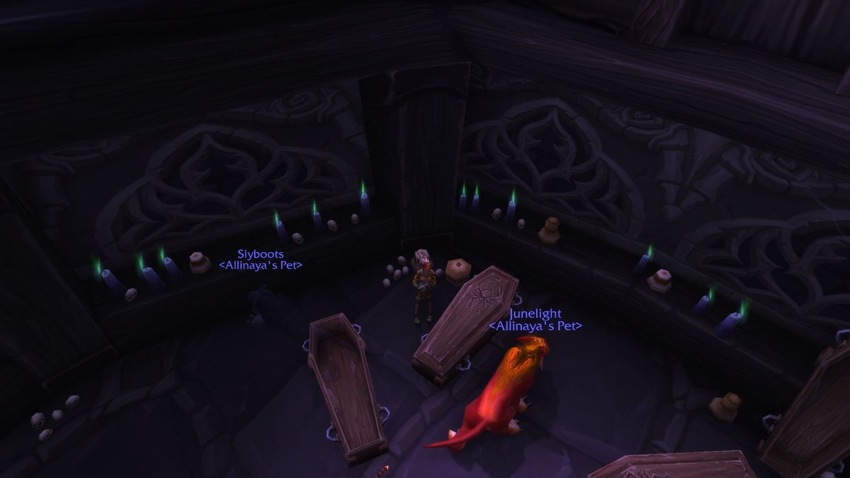 I woke up more tired but at least I did finally sleep. We didn't go back to questing for three days...

The Hunters Journey - Part 19: Paranoia - A World of Warcraft Fanfiction

Link to the blog is in the bio or here! midsummertees.com/post/the-hunte… #warcraft #fanfic #worldofwarcraft