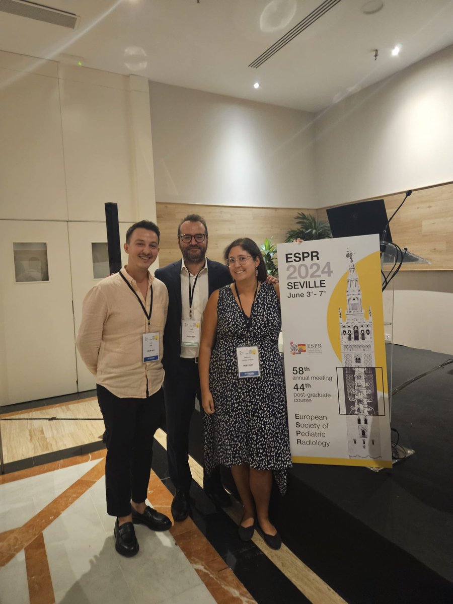 ESUR Junior Network (@esur_jn) on Twitter photo The ESUR junior Network is present in the <a href="/ESPRSociety/">European Society of Paediatric Radiology</a> congress in Seville!
<a href="/burav_Rad/">Vlad Bura</a> <a href="/sof_rad/">ana_sof_rad</a> and <a href="/Carmelo_Sofia_/">Carmelo Sofia</a> representing us 🫶🏻 ✨ The ESUR junior Network is present in the <a href="/ESPRSociety/">European Society of Paediatric Radiology</a> congress in Seville!
<a href="/burav_Rad/">Vlad Bura</a> <a href="/sof_rad/">ana_sof_rad</a> and <a href="/Carmelo_Sofia_/">Carmelo Sofia</a> representing us 🫶🏻 ✨