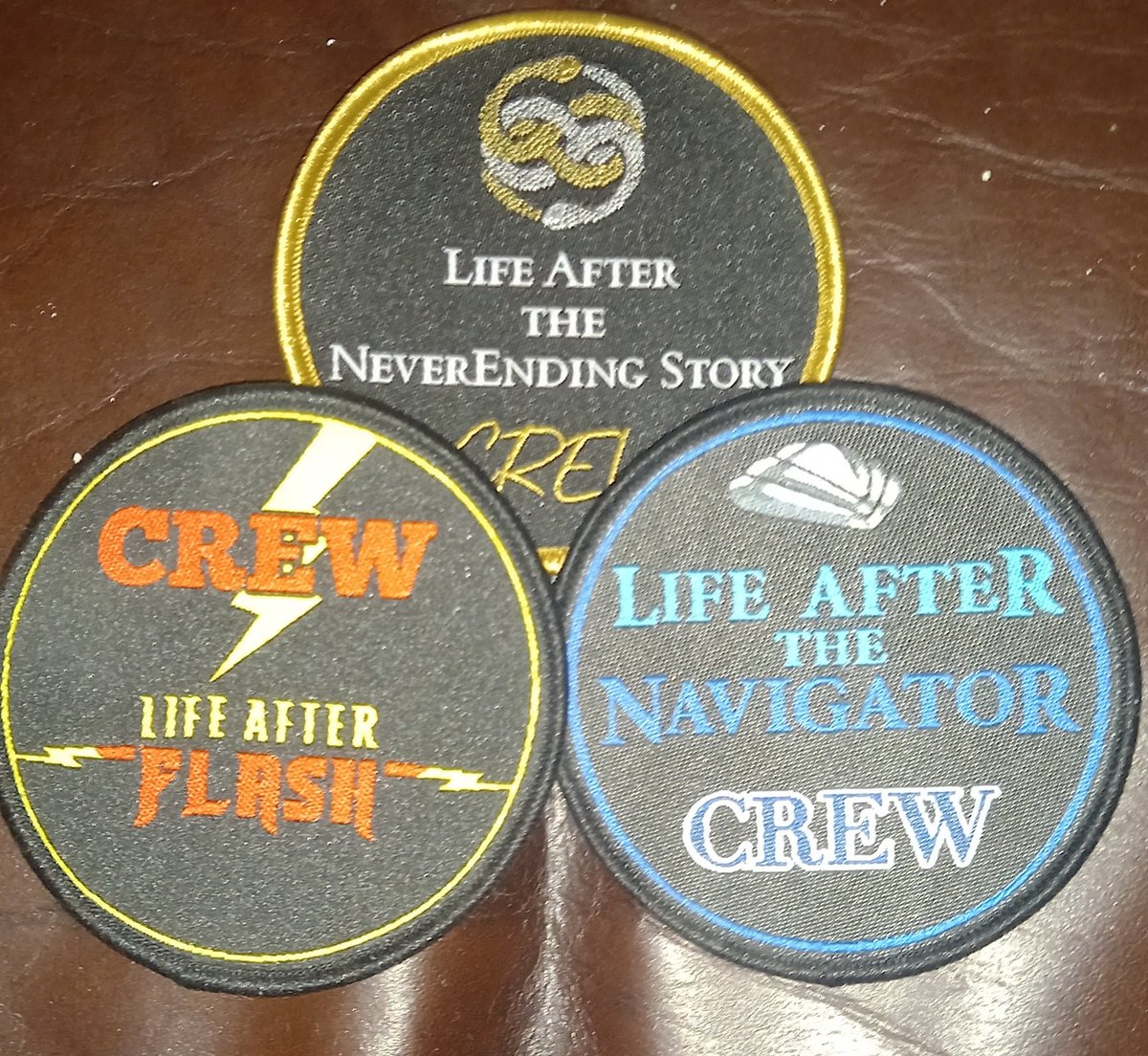 montypurple's tweet photo. #lifeaftertheneverendingstory patch added to #lifeafterflash #lifeafterflightofthenavigator @LifeAfterMovie3 https://t.co/3NAEg3Eg59