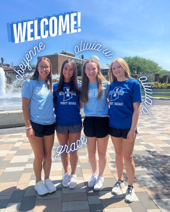 Rookies are on campus and we could not be more excited! 🤩

Meet from left to right Cheyenne, Grace, Olivia W., and Olivia B! 

Congratulations to all 4. We cannot wait to welcome them to ISU and for all of you to meet them in August. 

Welcome them in the comments ⬇️

#MarchOn