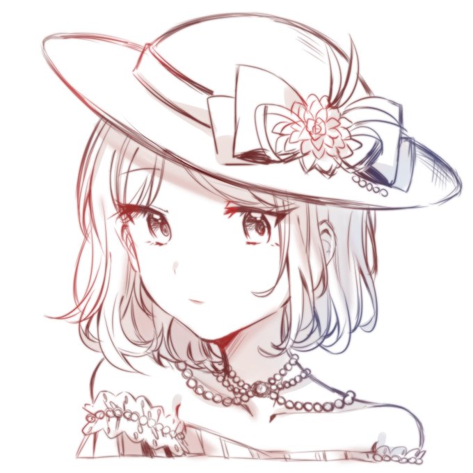 「1girl hat flower」 illustration images(Latest)