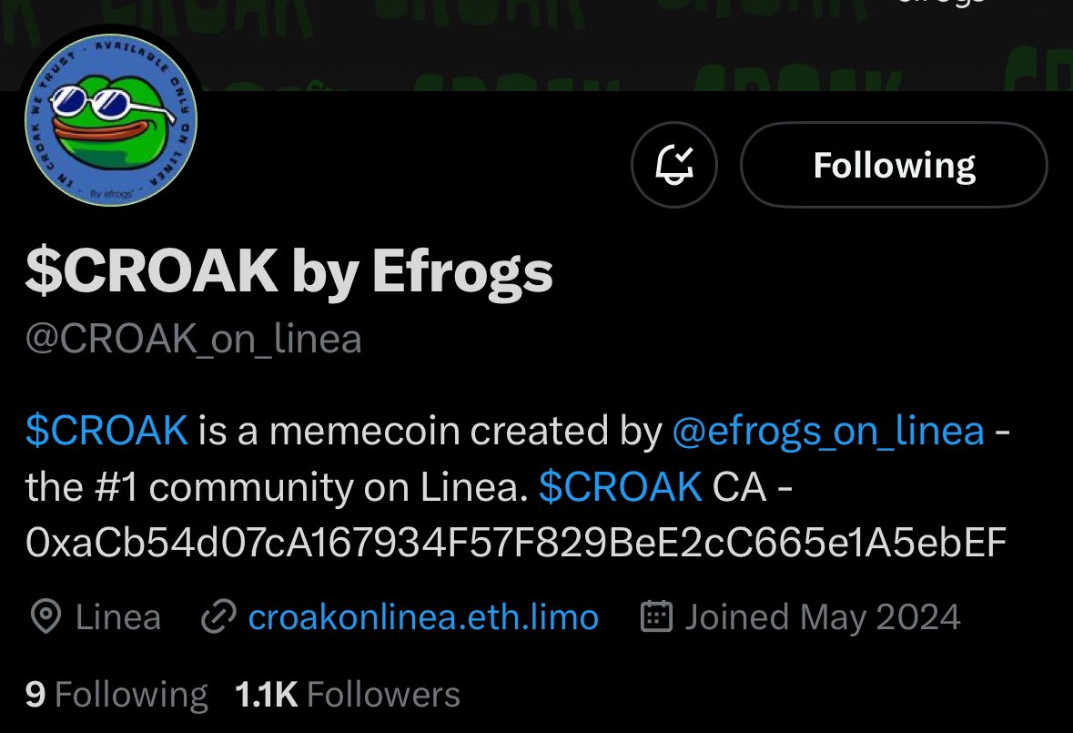6ctk9's tweet photo. @CROAK_on_linea https://t.co/pIBk072vr8