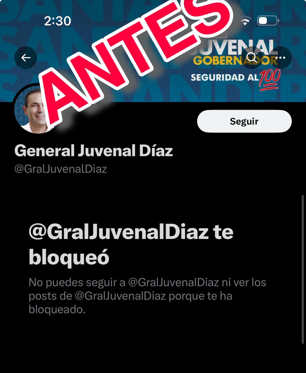 ProfeFerley's tweet photo. Les cuento que a @GralJuvenalDiaz le TOCÓ desbloquearme. Se les olvida que que su sueldo se paga con nuestros impuestos, y por ende son nuestros EMPLEADOS. 

Recuerden, NINGÚN gobernante los puedo bloquear, ellos están OBLIGADOS a rendir cuentas, así les duela. https://t.co/yxULUEA8ob