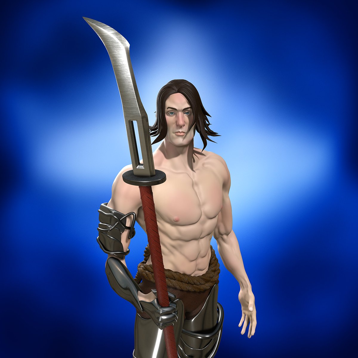 sydorukanton's tweet photo. Jaime The Knight
Around 25k tris.
- Modeling in Blender
- Retopo in Blender
-UVs in RizomUv
- Baking in SP
- Texturing in SP
- Rendering in Blender
Concept created by myself from a head.

#Digital3D #3DPrinting #MixedMedia #Fantasy #Stylized #CharacterModeling #stylized https://t.co/MhJ4gLNxHU