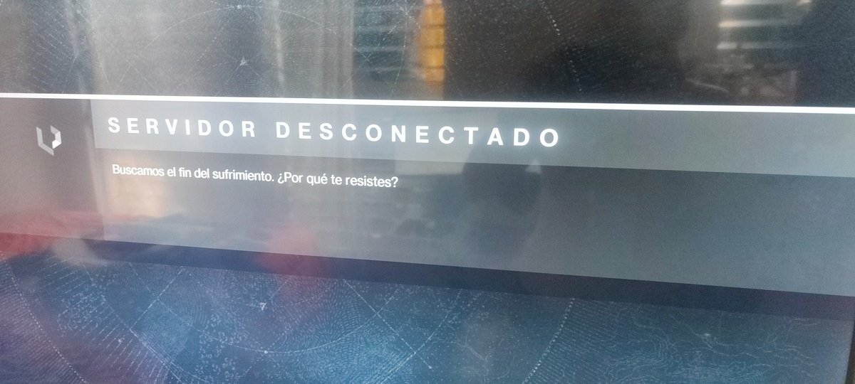 Erni3Mac's tweet photo. @BungieHelp I am a new player and I am getting disconnected server message on Playstation platform, is the game still active? Or am I too late? https://t.co/aFk46nG74w