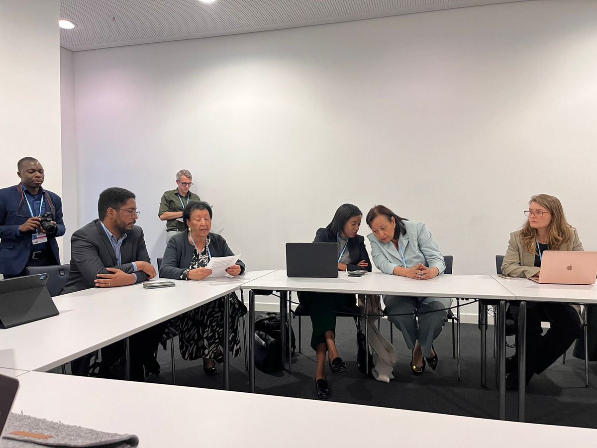 Dr Maria Neira (@drmarianeira) on Twitter photo Reconvening of “Friends of climate change and health” at the 60th sessions of the <a href="/UNFCCC/">UN Climate Change</a> Subsidiary Body for Implementation (SB60) in Bonn.
Reinforcing the urgent call for mainstreaming health across <a href="/UNFCCC/">UN Climate Change</a> negotiations. <a href="/WHO/">World Health Organization (WHO)</a> <a href="/COP28_UAE/">COP28 UAE</a> <a href="/NLinGeneva/">Netherlands Mission in Geneva</a> <a href="/COP29_AZ/">COP29 Azerbaijan</a> Reconvening of “Friends of climate change and health” at the 60th sessions of the <a href="/UNFCCC/">UN Climate Change</a> Subsidiary Body for Implementation (SB60) in Bonn.
Reinforcing the urgent call for mainstreaming health across <a href="/UNFCCC/">UN Climate Change</a> negotiations. <a href="/WHO/">World Health Organization (WHO)</a> <a href="/COP28_UAE/">COP28 UAE</a> <a href="/NLinGeneva/">Netherlands Mission in Geneva</a> <a href="/COP29_AZ/">COP29 Azerbaijan</a>