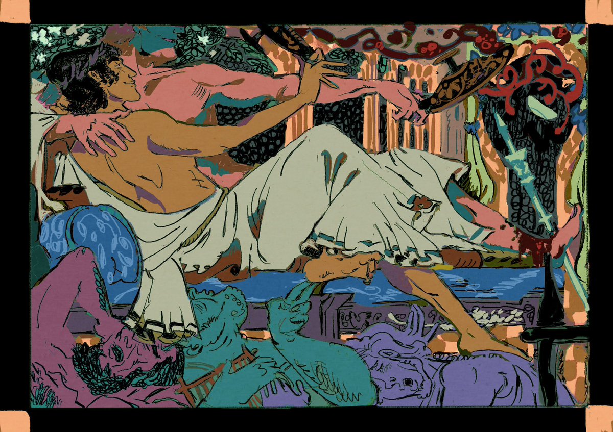 kottabos (commission for a dear friend)